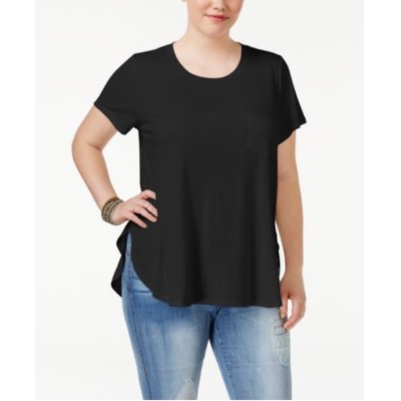 Celebrity Pink Tops - Celebrity Pink Plus Size Black 2X no offers please
